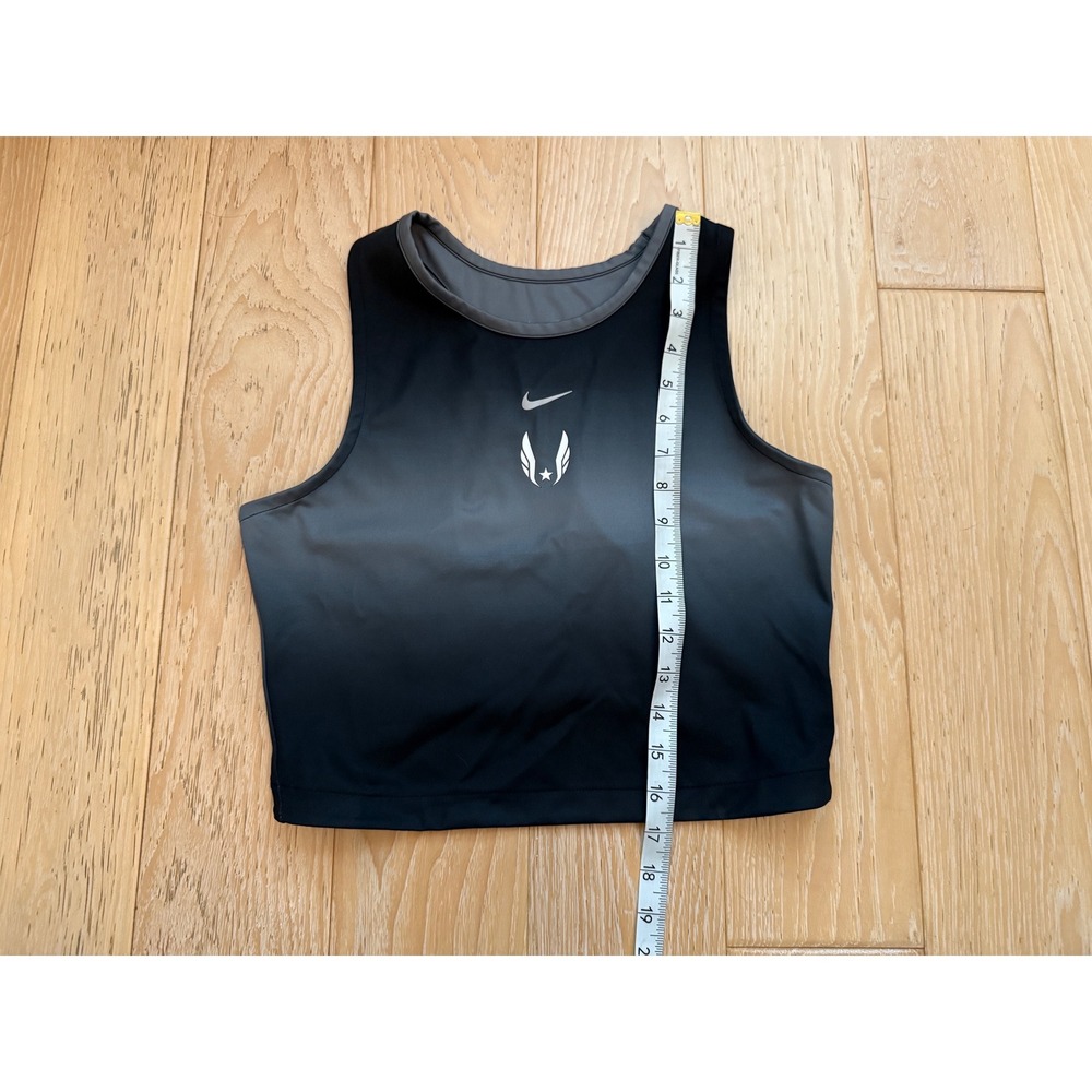 NIKE Women Crop Top Ombre Athleisure Sporty Gorpcore Size M - Picture 3 of 6